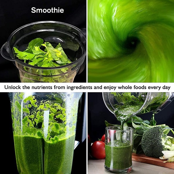 Different kinds of smoothies can be blended using the best blender