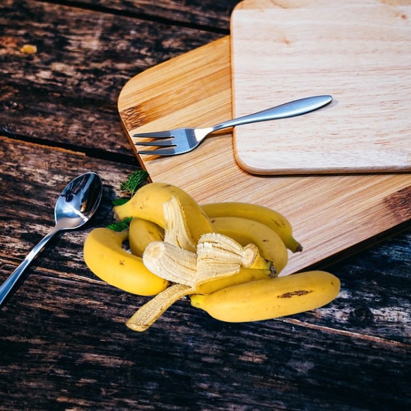 Bananas and chopping boards