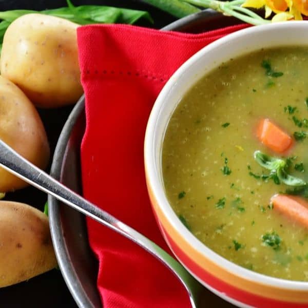 Potato soup made with Vitamix 5200